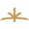 Ekena Millwork Davenport Rough Sawn Timber Gable Bracket, Western Red Cedar, 60"W x 27"H x 4"D x 4"F, 11/12 Pitch GBW060X27X0404DAV00RWR - alternate 1